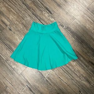 Teal Skater Skirt